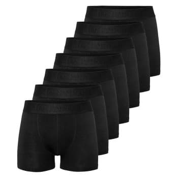 Resteröds Resteröds 7P Gunnar Cotton Svart økologisk bomull Small Herre