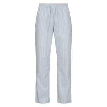 Resteröds Resteröds Sandman Pyjama Pants Lysblå Stripet bomull 2XL Herre