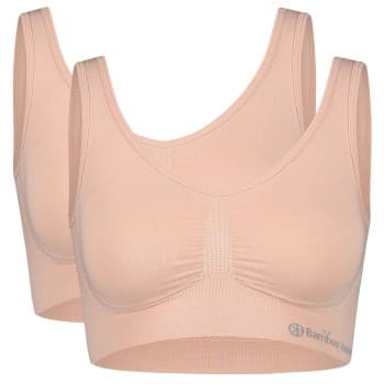 Bamboo basics Bamboo basics BH 2P Nova Seamless Bra Rosa Large Dame