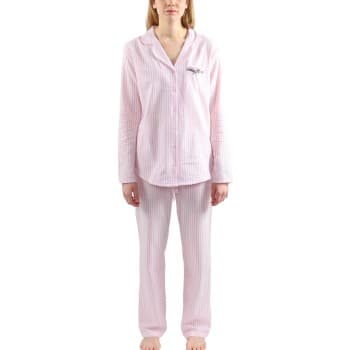 Esprit Esprit Calista Flannel Pyjamas Set Hvit/Rosa bomull 36 Dame