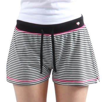 Esprit Esprit Anna Pyjamas Shorts Svart/Hvit bomull 42 Dame