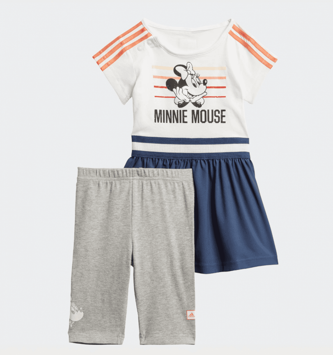 Mørk Blå/Grå Adidas Inf DY Minny Mus Sum Kjole (74 / 9 mnd)