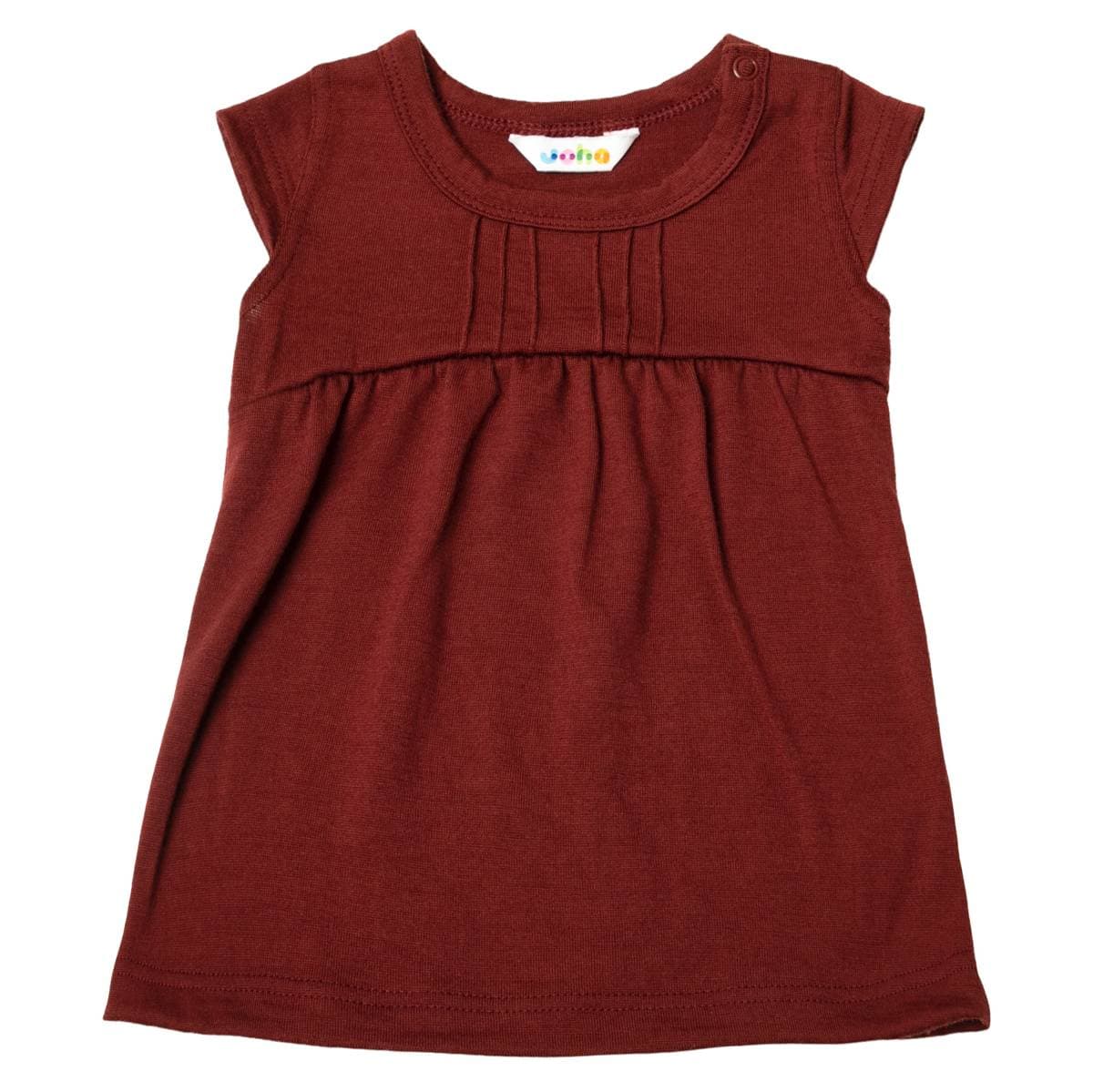 Joha Single Wool Ull Kjole Bordeaux (70 / 8-9 mnd)