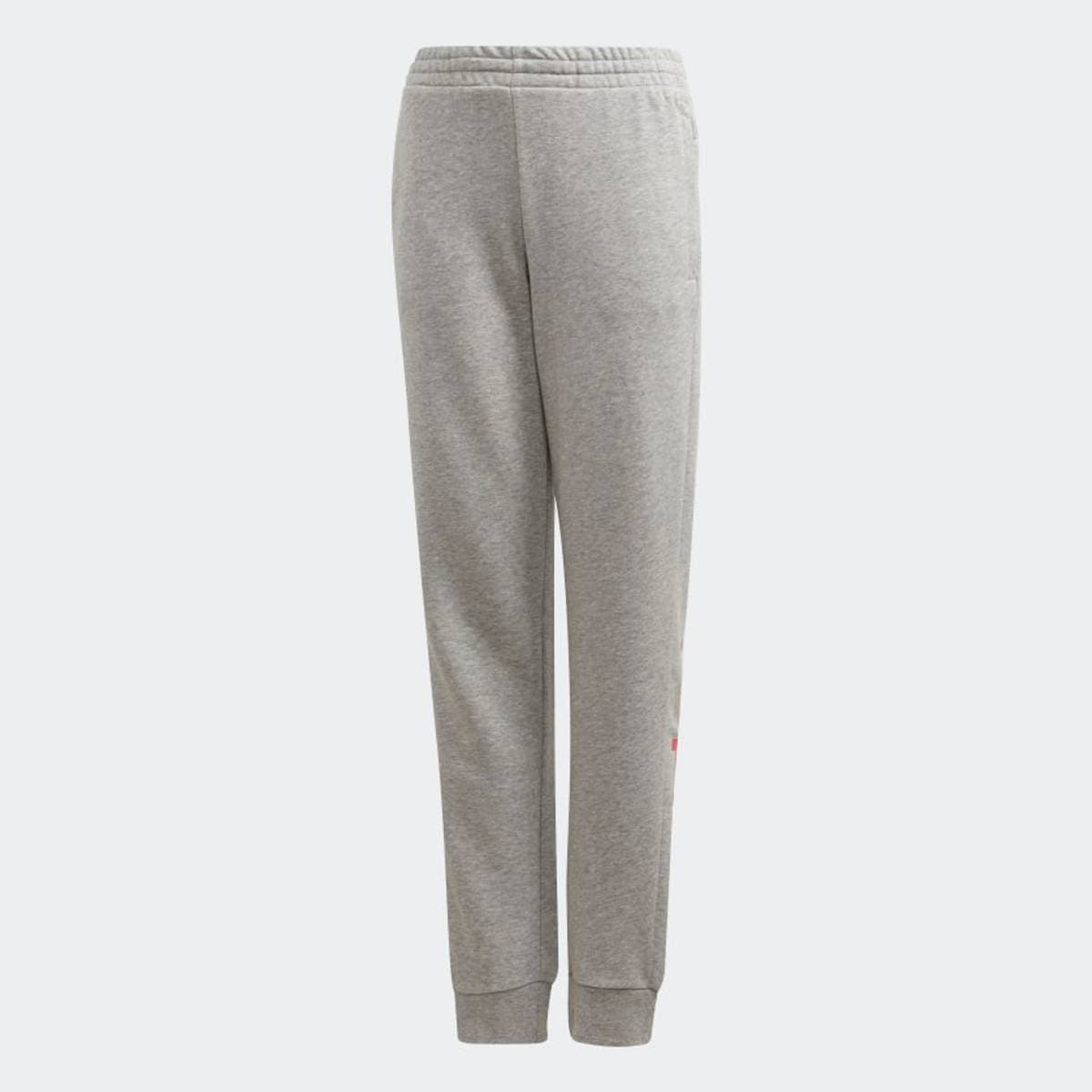 Grå/Rosa Adidas YG E Lin Pant Joggebukse (164 /14 år)