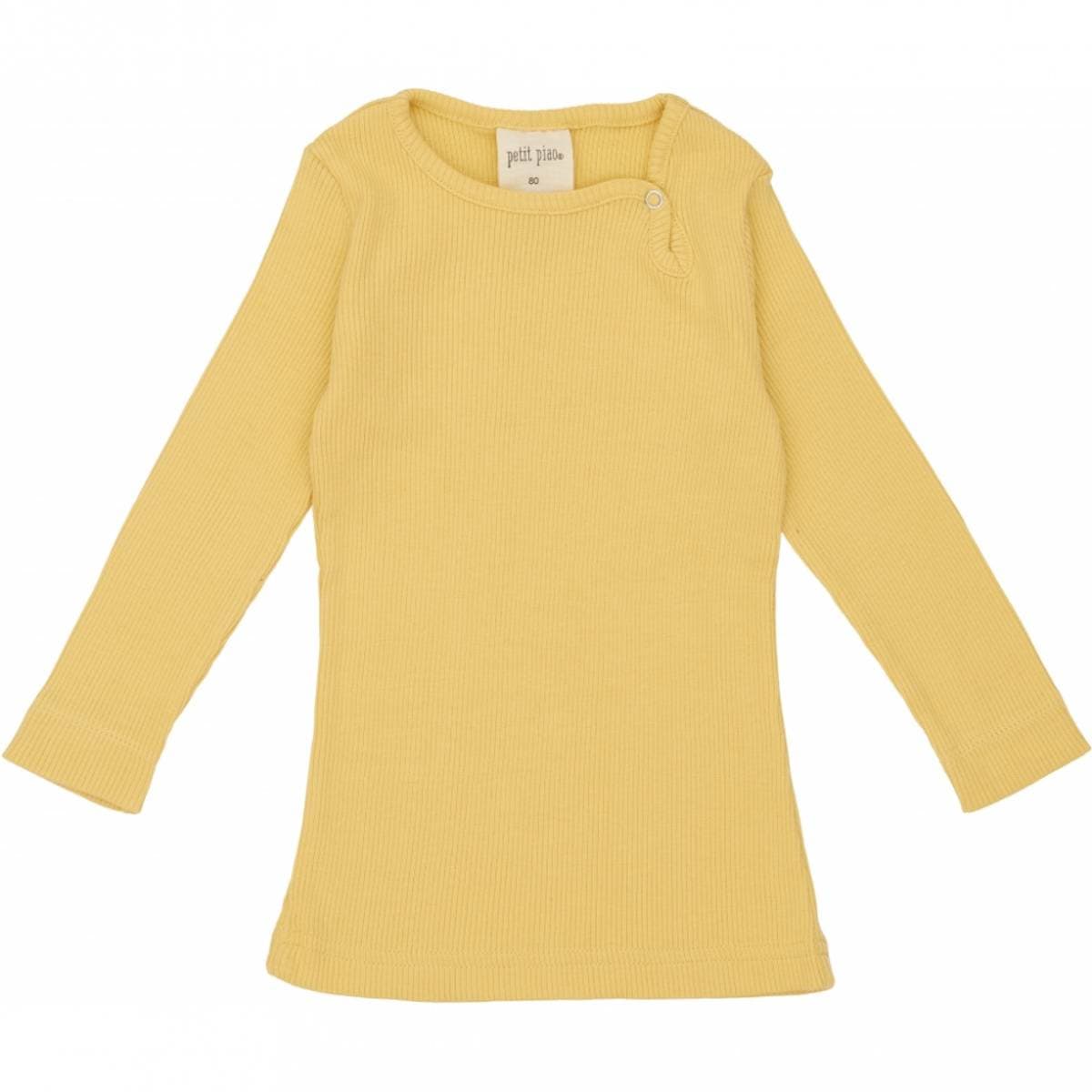 Gul Petit Piao Modal LS T-shirt Genser (80 / 1 år)