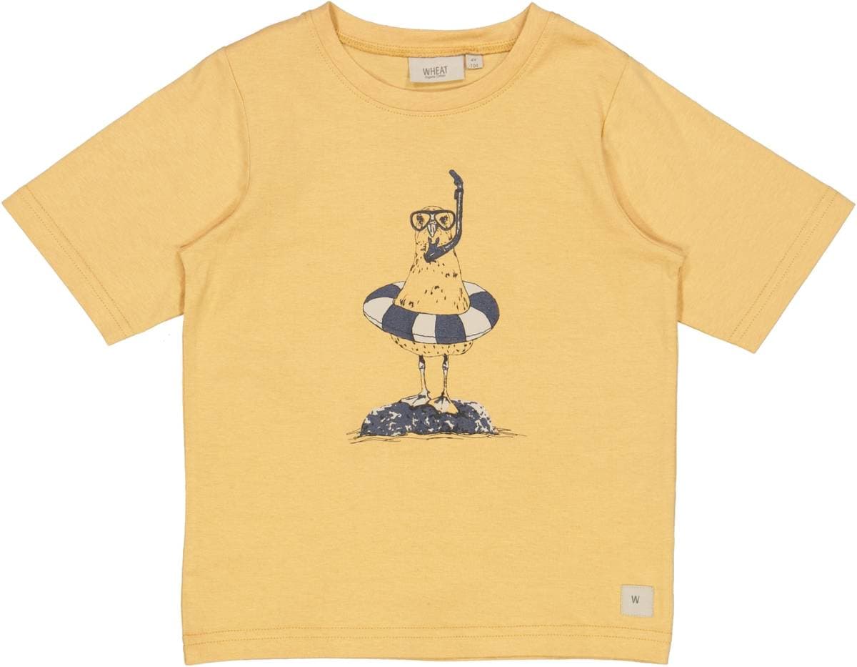 Gul Wheat Seagull T-skjorte (80 / 1 år)