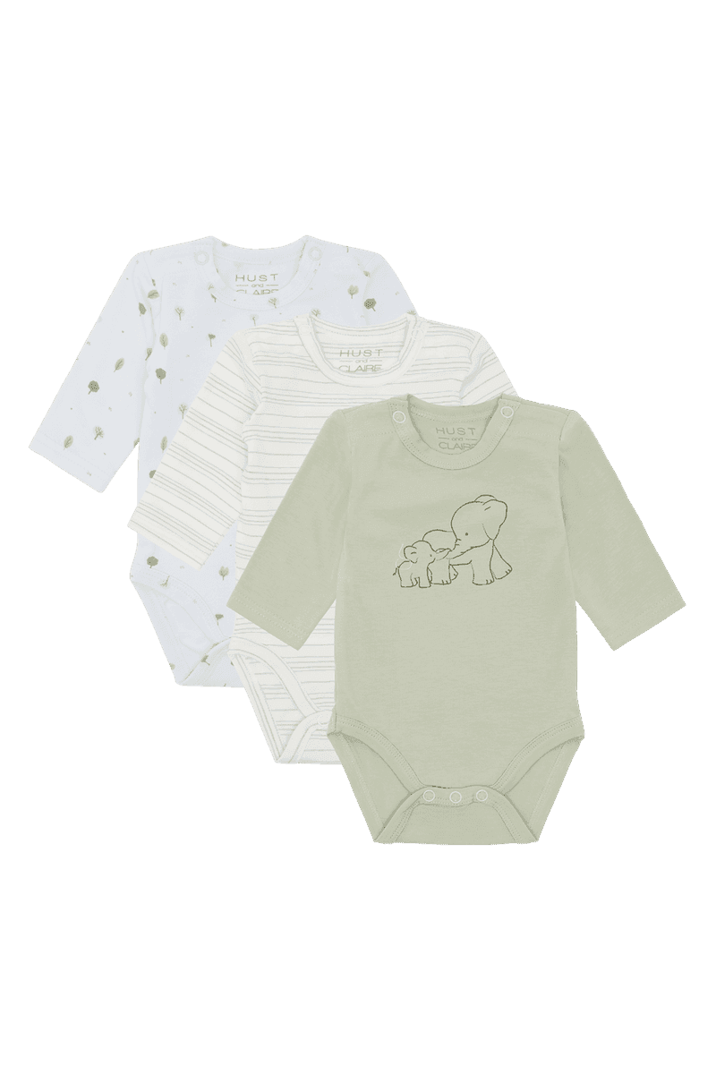 Hust And Claire Base Body 3 Pak Green Sage (80 / 1 år)