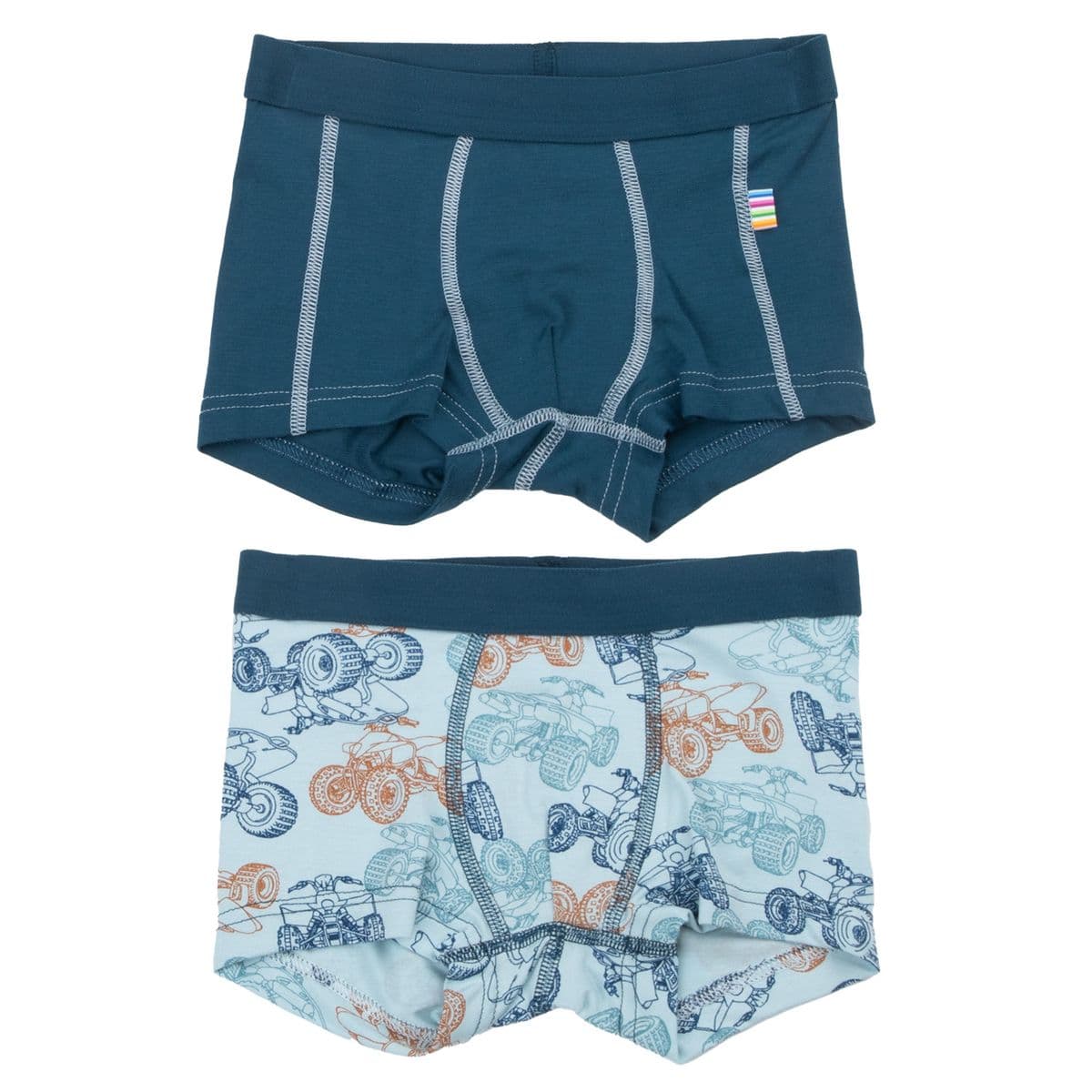 Joha Joha Atv Bambus Boxershorts - 2 Pack Blå (90 / 1,5-2 år)