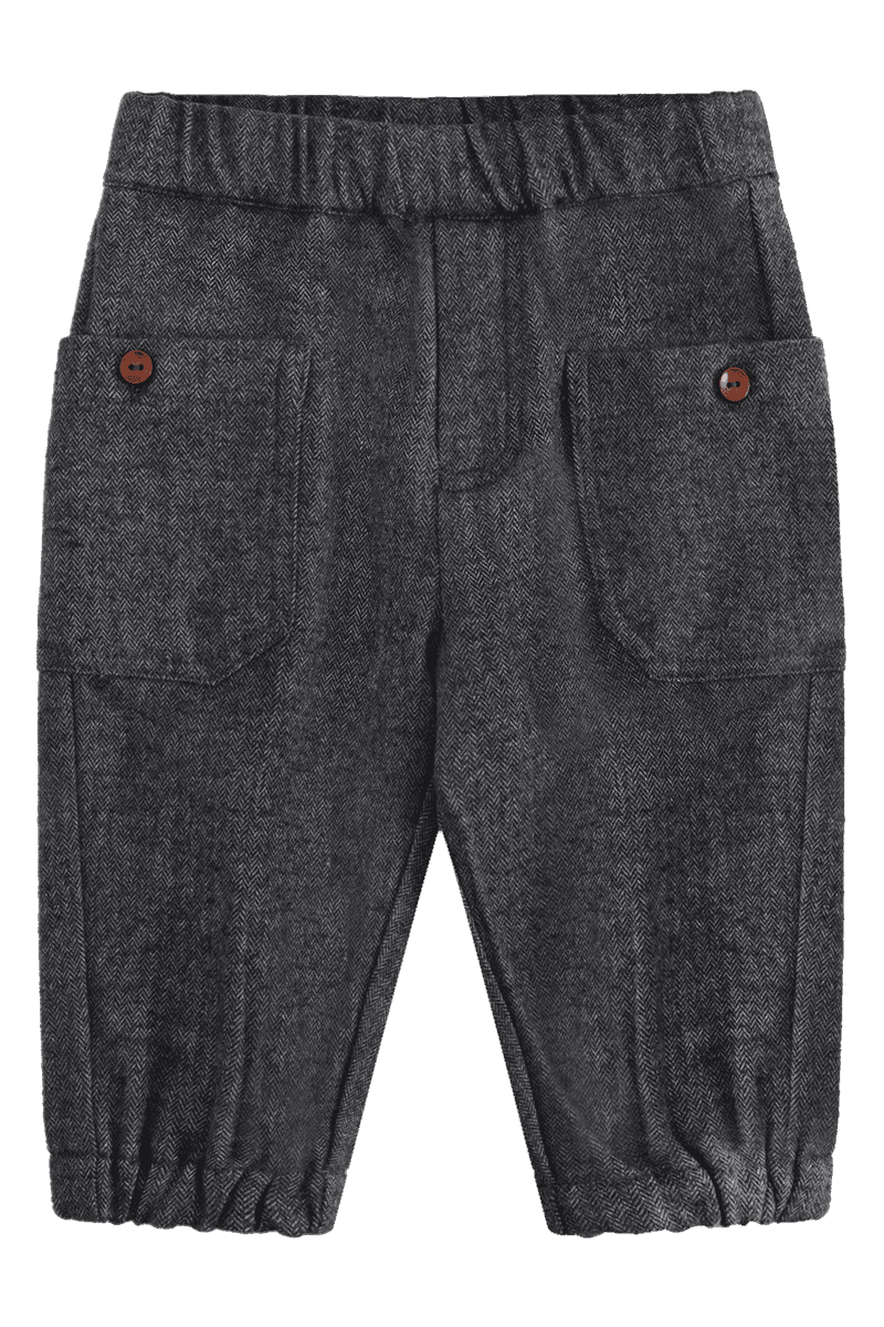Hust and Claire Hust and Claire Tue Herringbone Bukse Grey Blend (92 / 2 år)