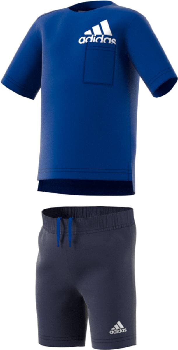 Adidas Adidas I BOS Sum Sett Blå (74 / 9 mnd)