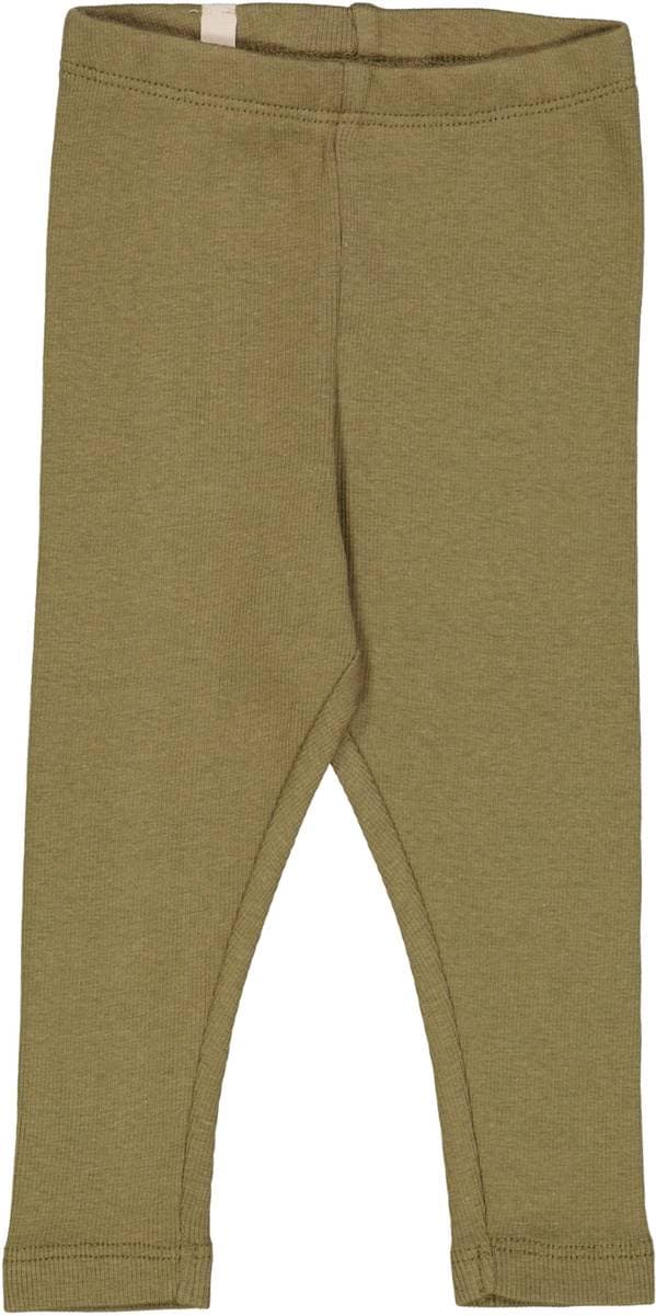 Wheat Rib Leggings Dry Pine (74 / 9 mnd)