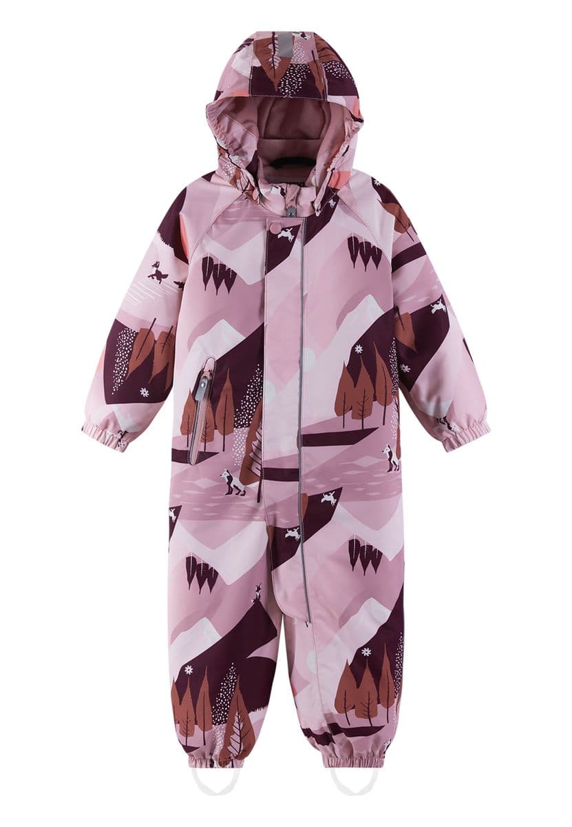 Reima Puhuri Vinterdress Reimatec Grå Rosa (98 /3 år)