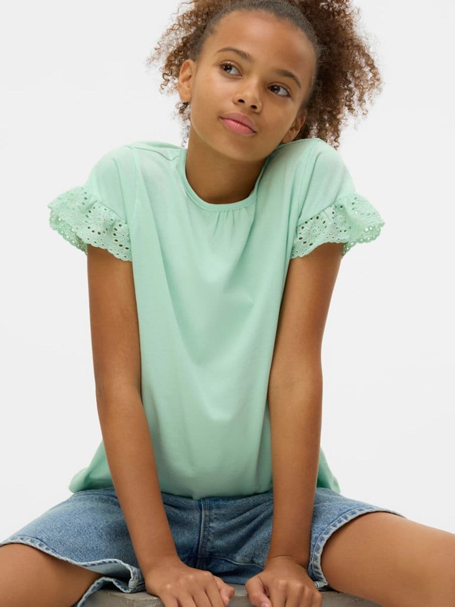 Vero Moda Girl Anna Topp Grønn (158/164)