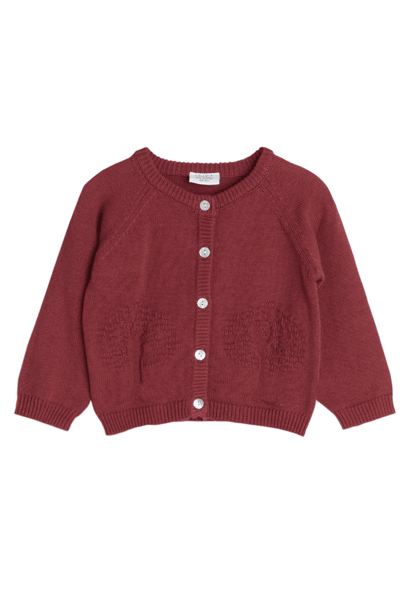 Hust and Claire Cleo Cardigan Purple fig (86 / 1,5 år)