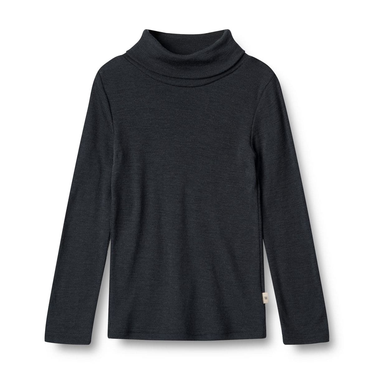 Wheat Ull T-Shirt Roll Neck Aksel Navy (98 /3 år)