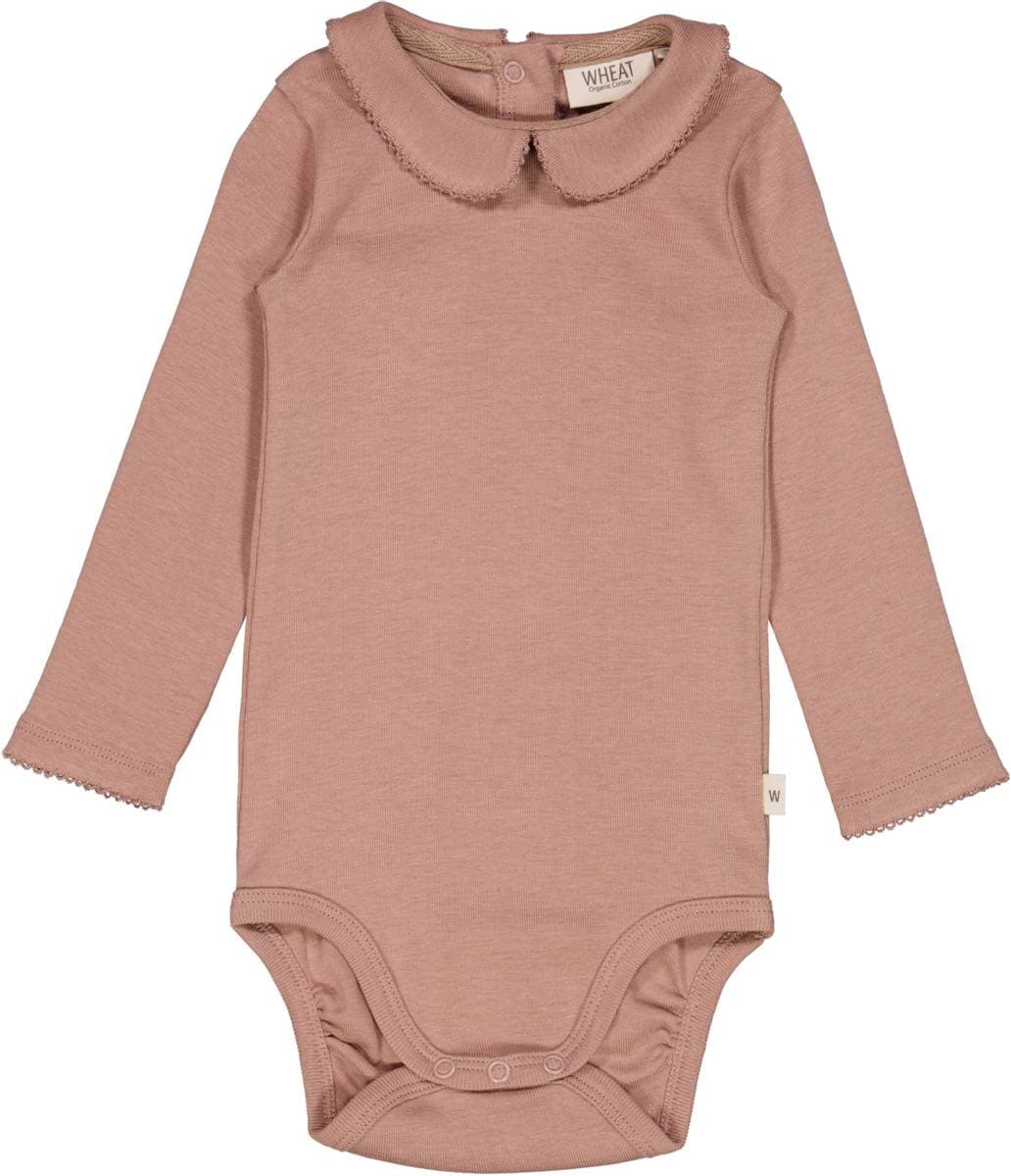 Wheat Body Ls Collar Powder Brown (74 / 9 mnd)