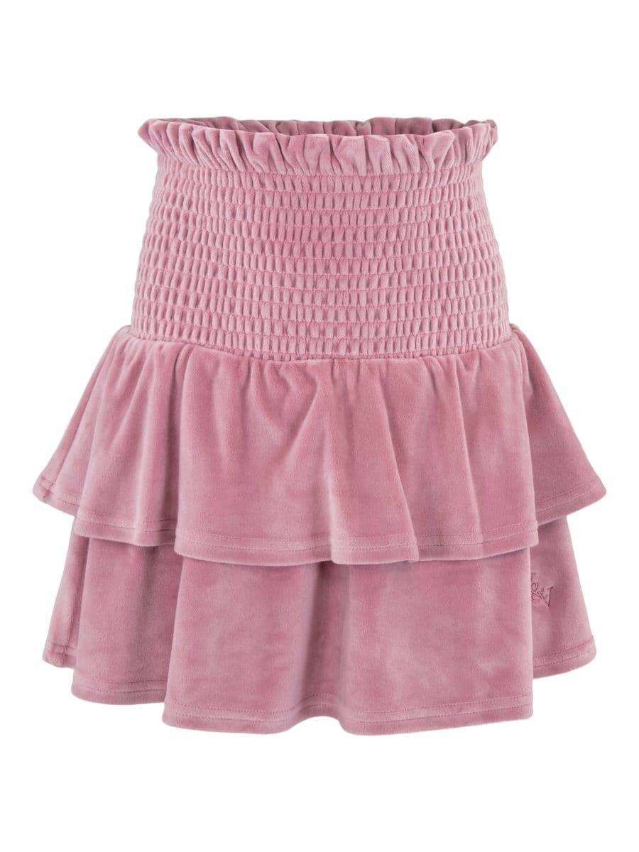 Vilje & Ve Vilje & Ve Hermine Velour Skjørt Mauve (104 / 4 år)
