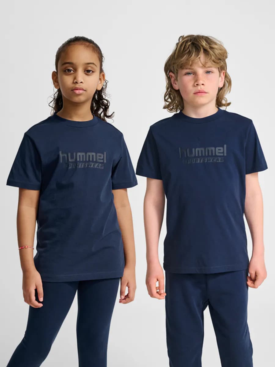 Hummel Jr Base T Skjorte Dress Blues (146/152)