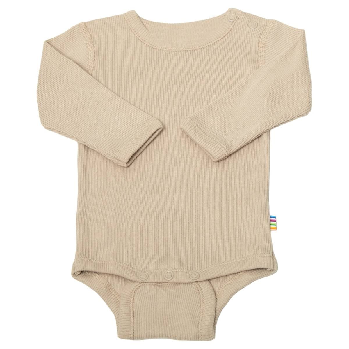 Joha 2X2 Cotton Rib Body Langarmet Beige (90 / 1,5-2 år)