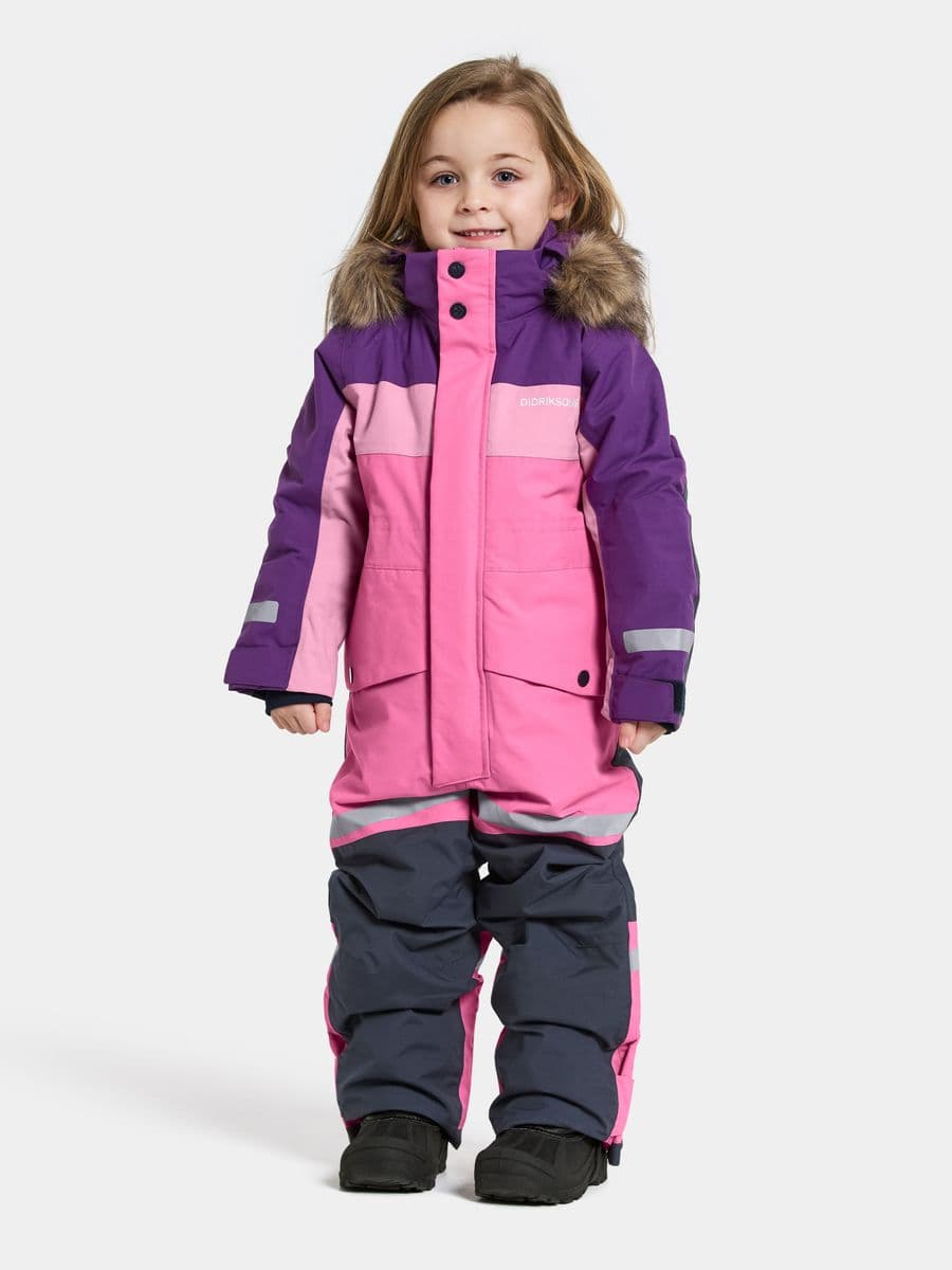 Didriksons Bjarven Vinterdress Sweet Pink (90 / 1,5-2 år)