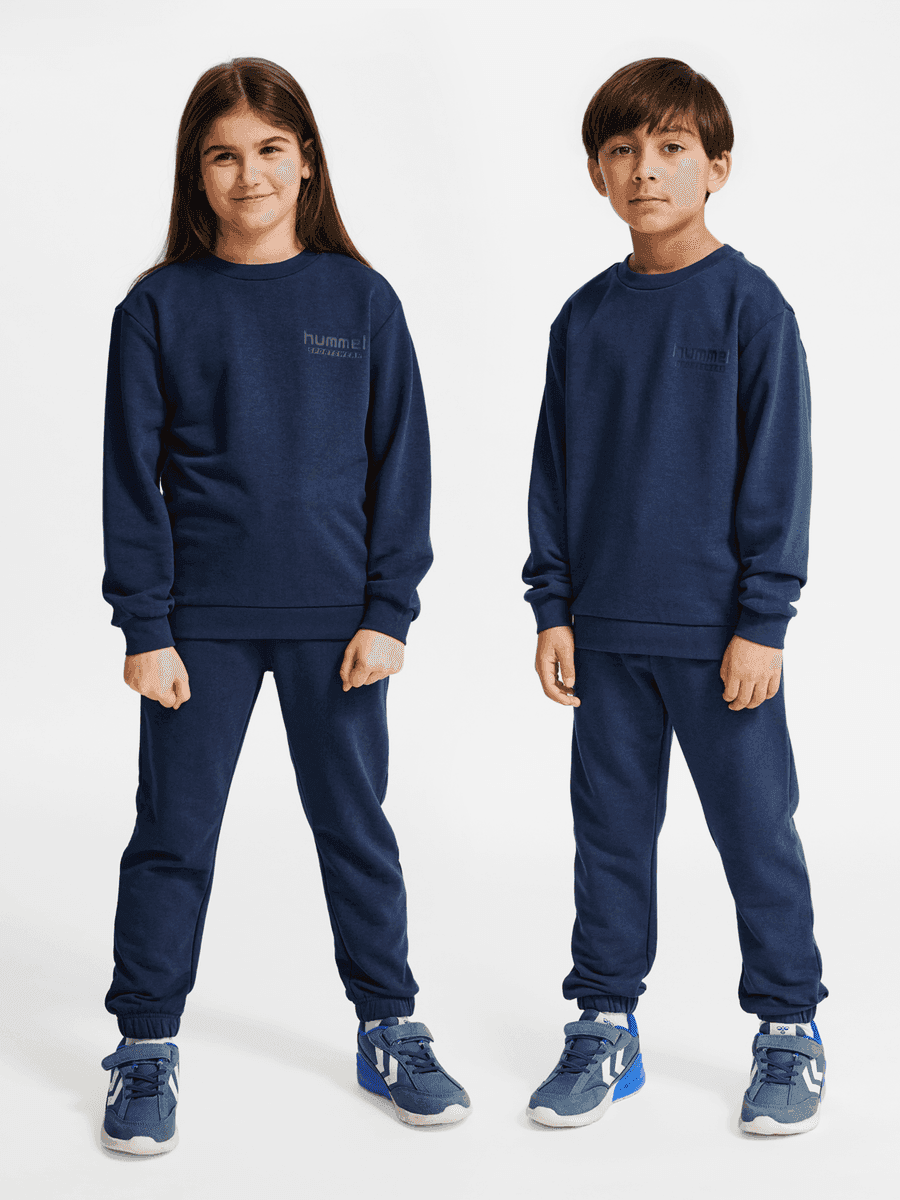 Hummel Jr Base Joggedress Mørk Blå (110 / 5 år)