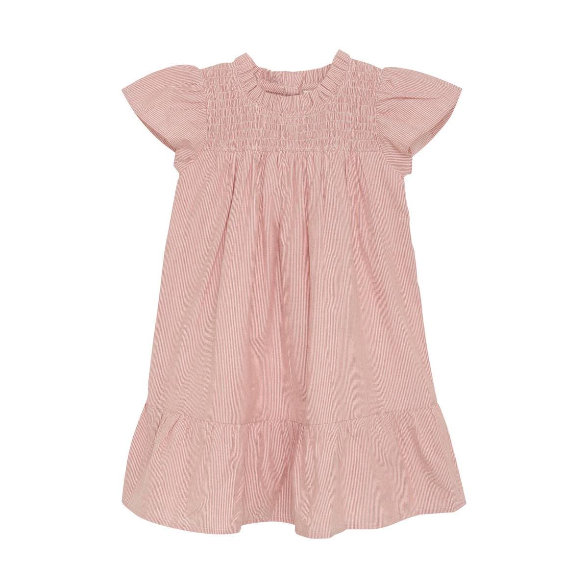En Fant Kjole YD Stripe Old Rose (104 / 4 år)