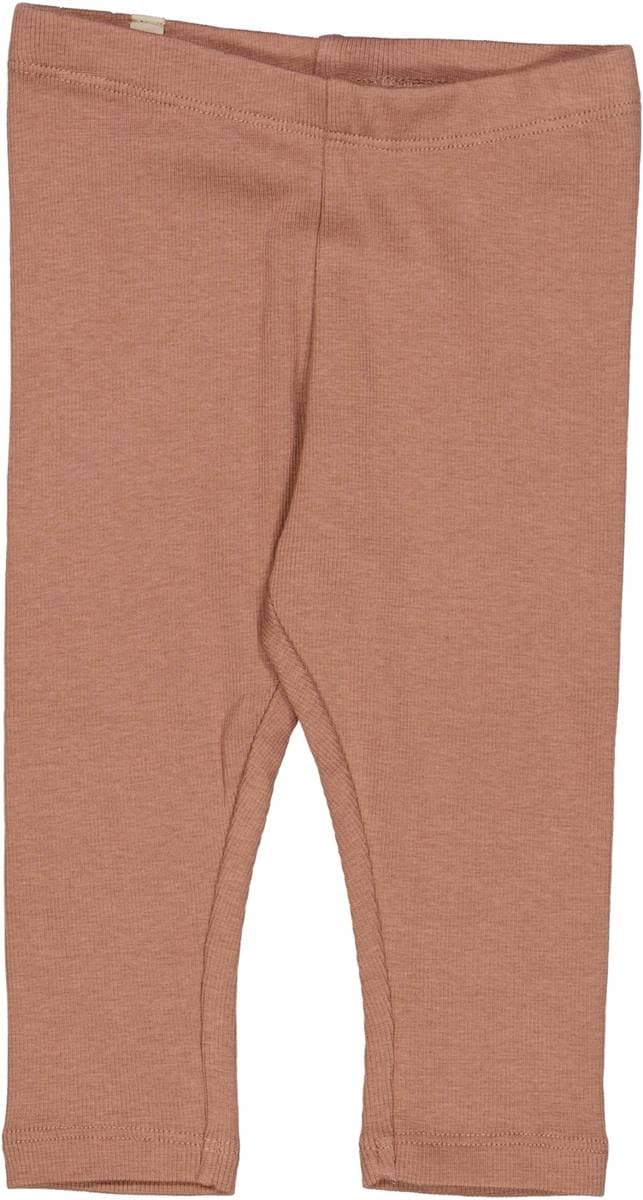 Wheat Rib Leggings Vintage Rose (74 / 9 mnd)