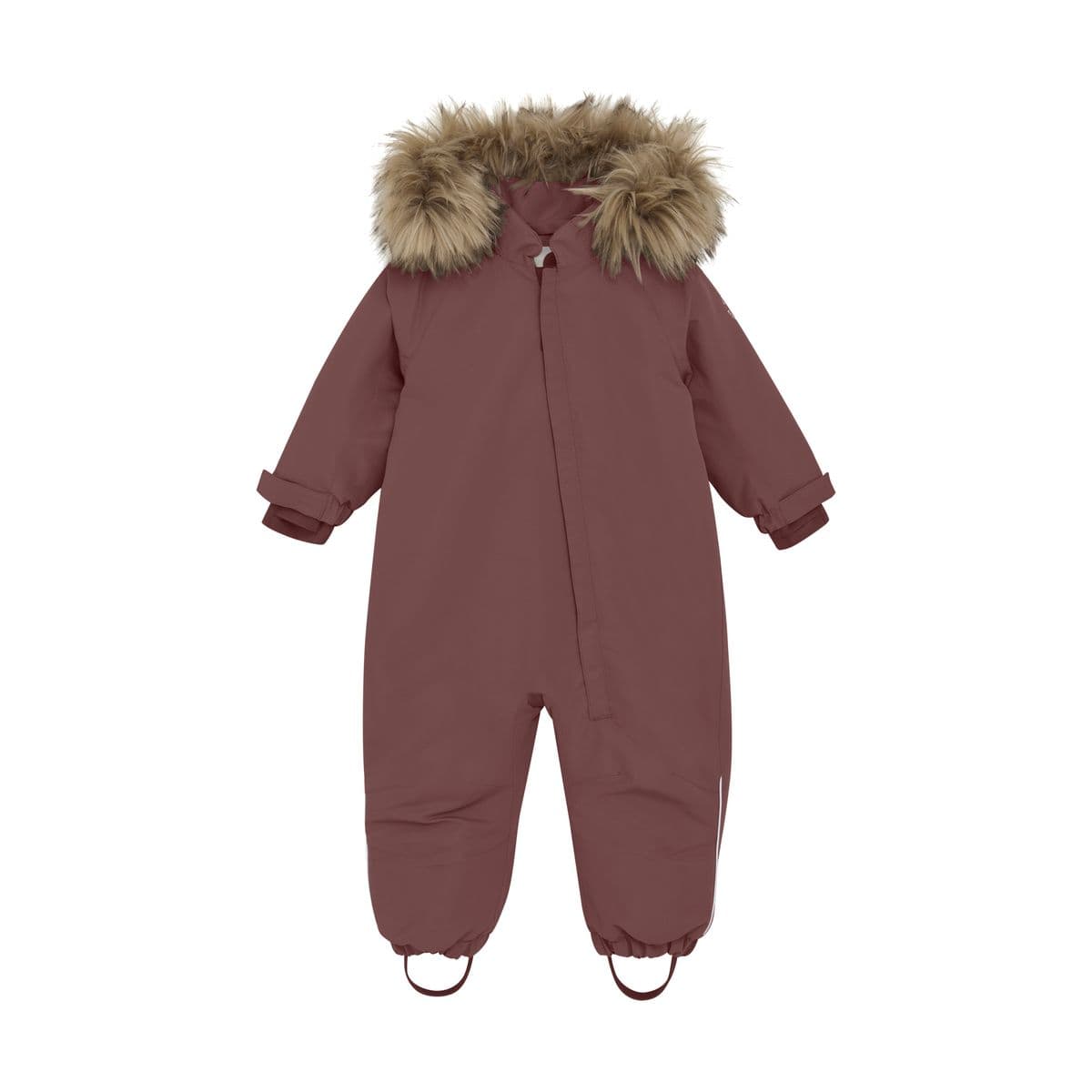En Fant Baby Vinterdress Med Fuskepels Rose Taupe (86 / 1,5 år)