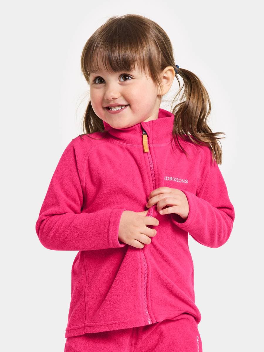 Didriksons Fleece Genser Monte True Pink (90 / 1,5-2 år)