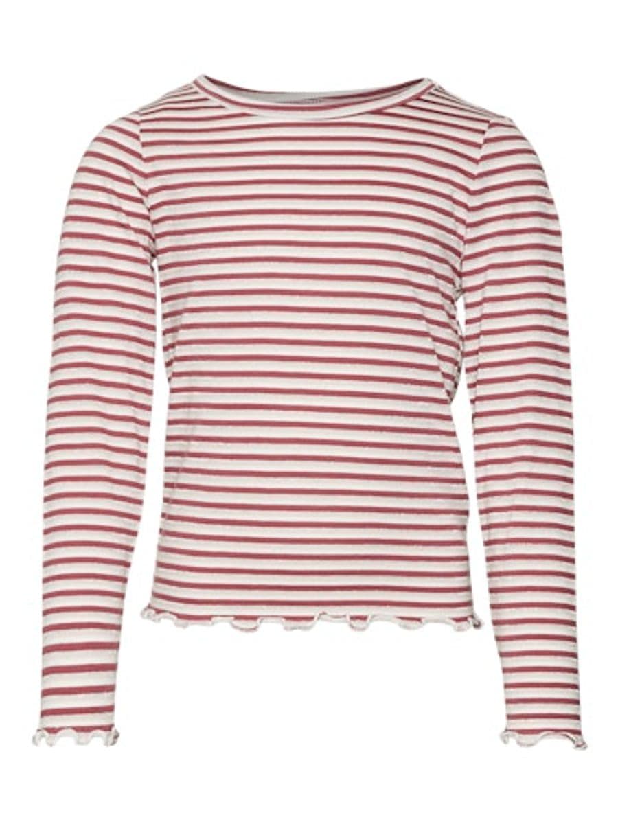 Vero Moda Girl Glitter Stripe Francis Topp Dry Rose Mixed Colors (158/164)