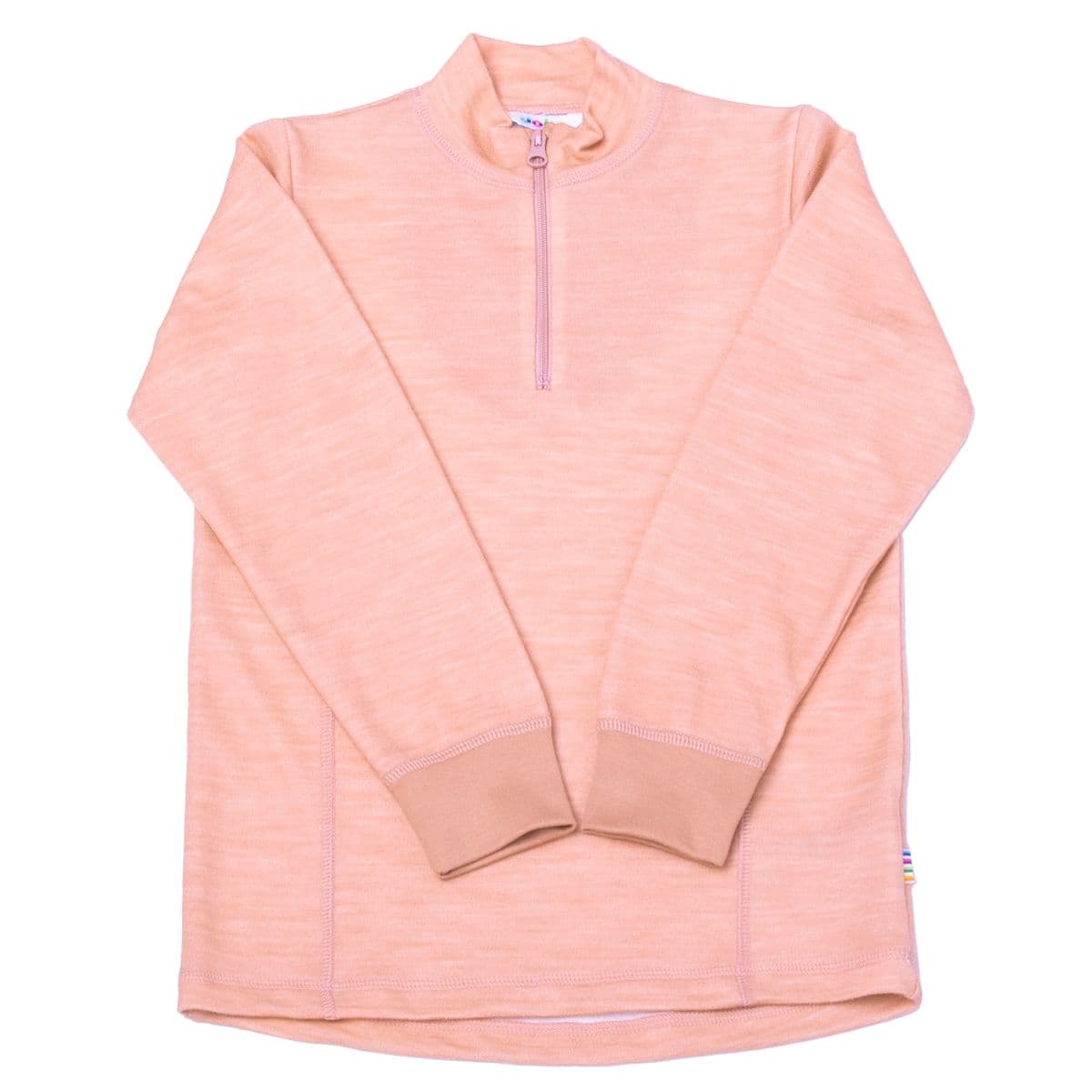 Joha Snowflake Ull Bambus Genser w/zipper Rosa (140 / 10 år)