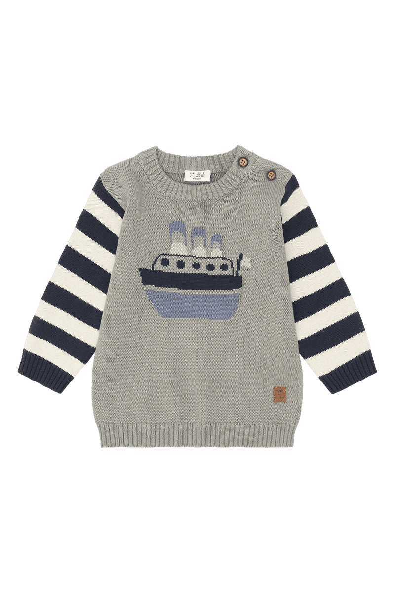 Hust And Claire Pilou Pullover Seagrass (92 / 2 år)