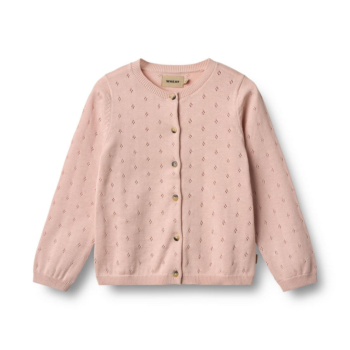 Wheat Knit Cardigan Maia Powder (98 /3 år)