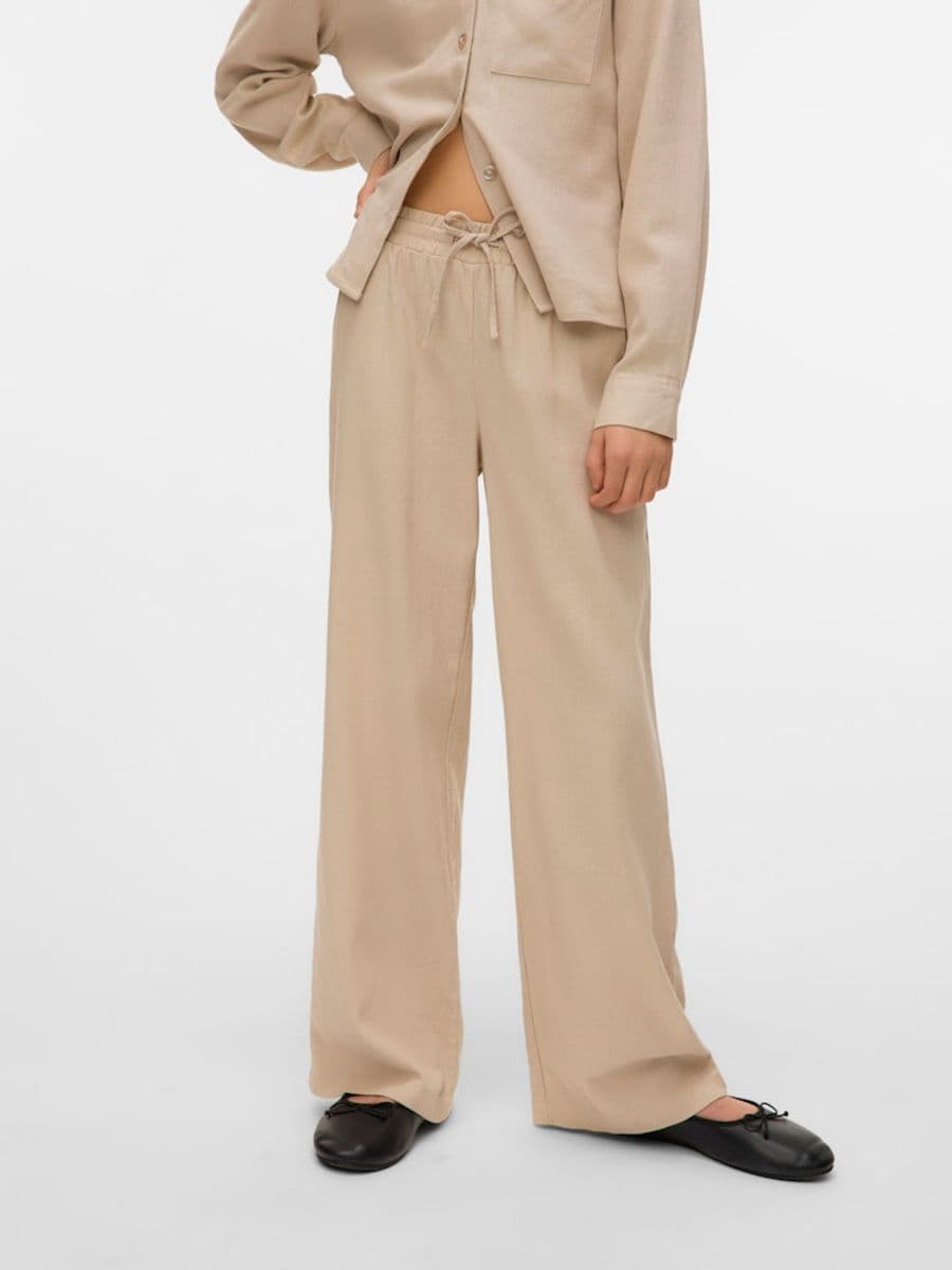 Vero Moda Girl Jesmilo Bukse Beige (164 /14 år)