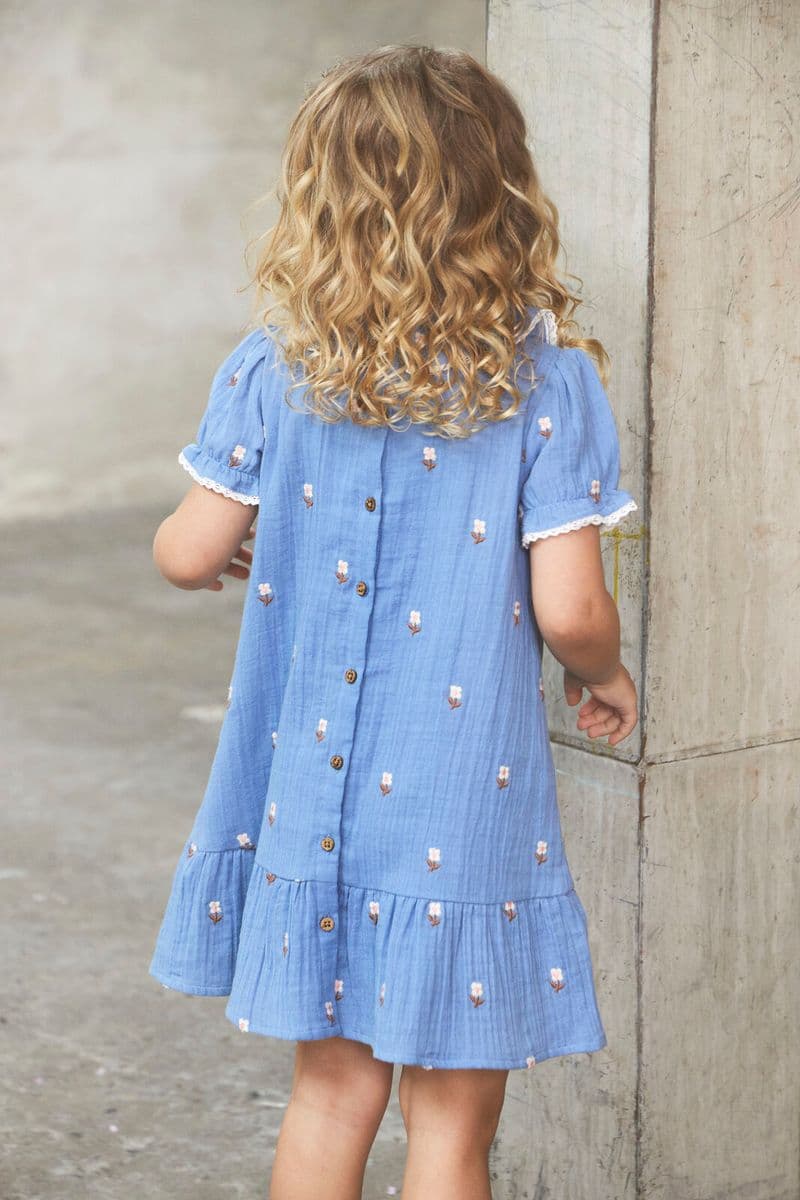En Fant Dress SS Embroidery Muslin Infinity (110 / 5 år)