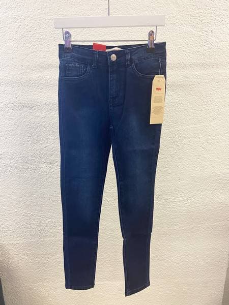 Levis Mørk Denim Levis 720 High Rise Jeans