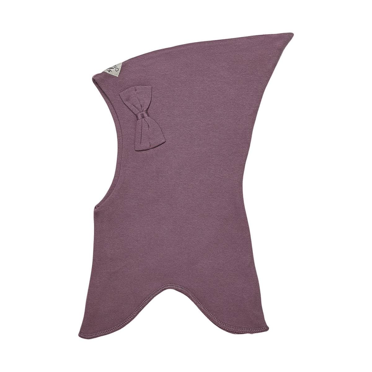 Racing Kids Balaclava Med Sløyfe Dusty Purple
