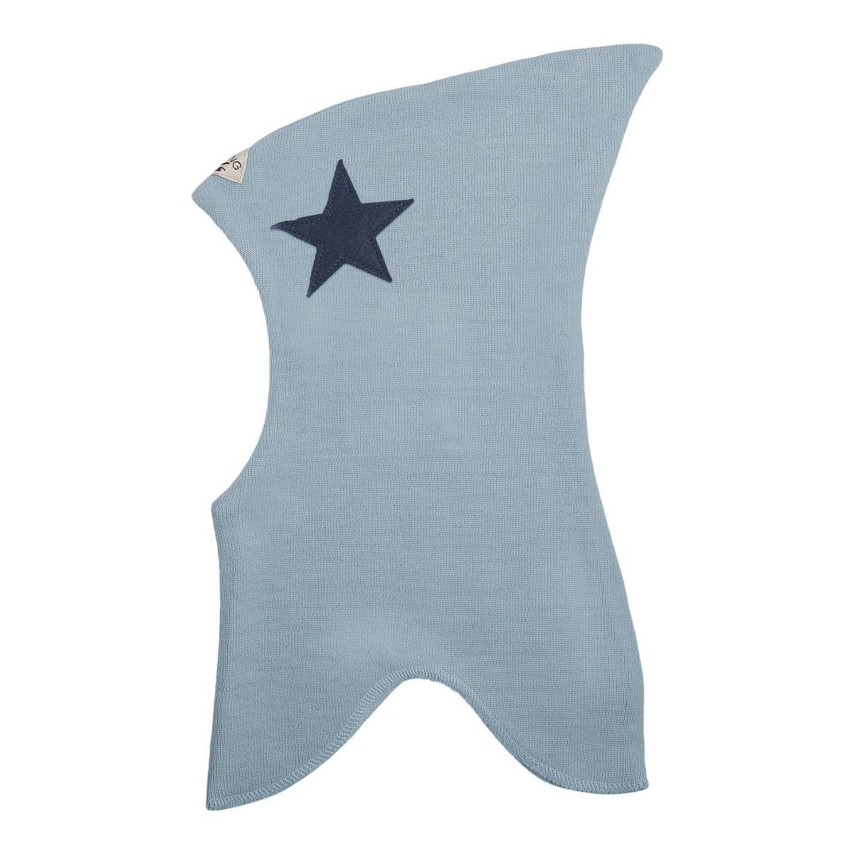 Racing Kids Ull Balaclava Med Stjerne Sky Blue