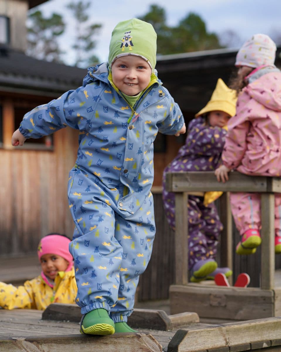 Kattnakken Helårsregndress Hagl Mjuk Blå (98 /3 år)