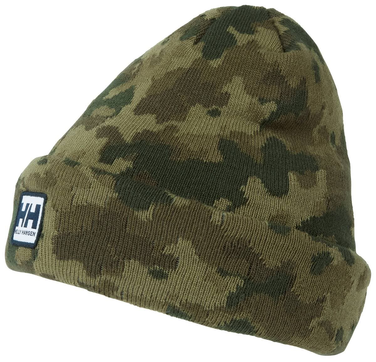 Helly Hansen K Urban Cuff Beanie Utility Green Camo