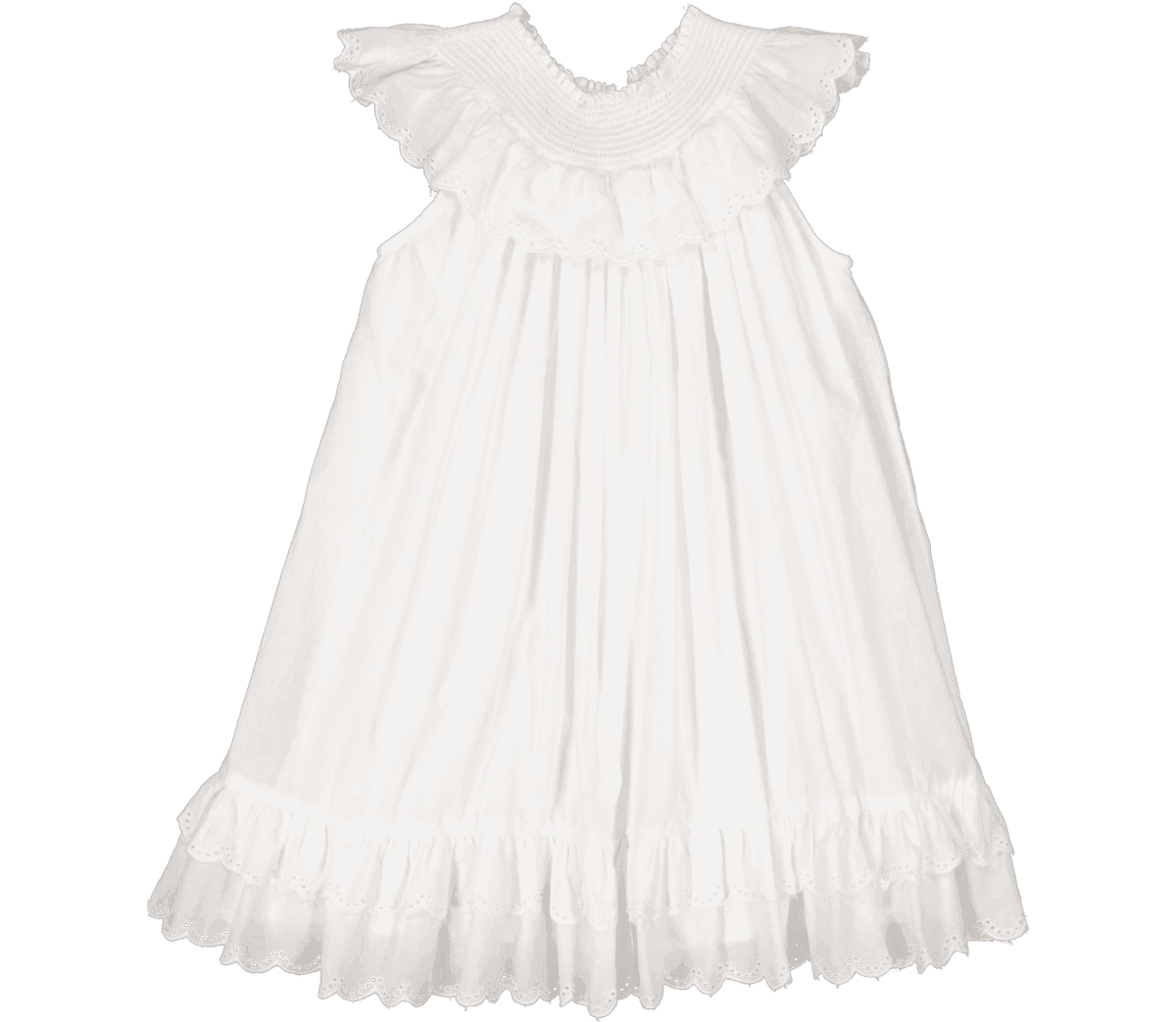 MarMar Kjole Druse Frill Broderie Anglaise Cloud (80 / 1 år)