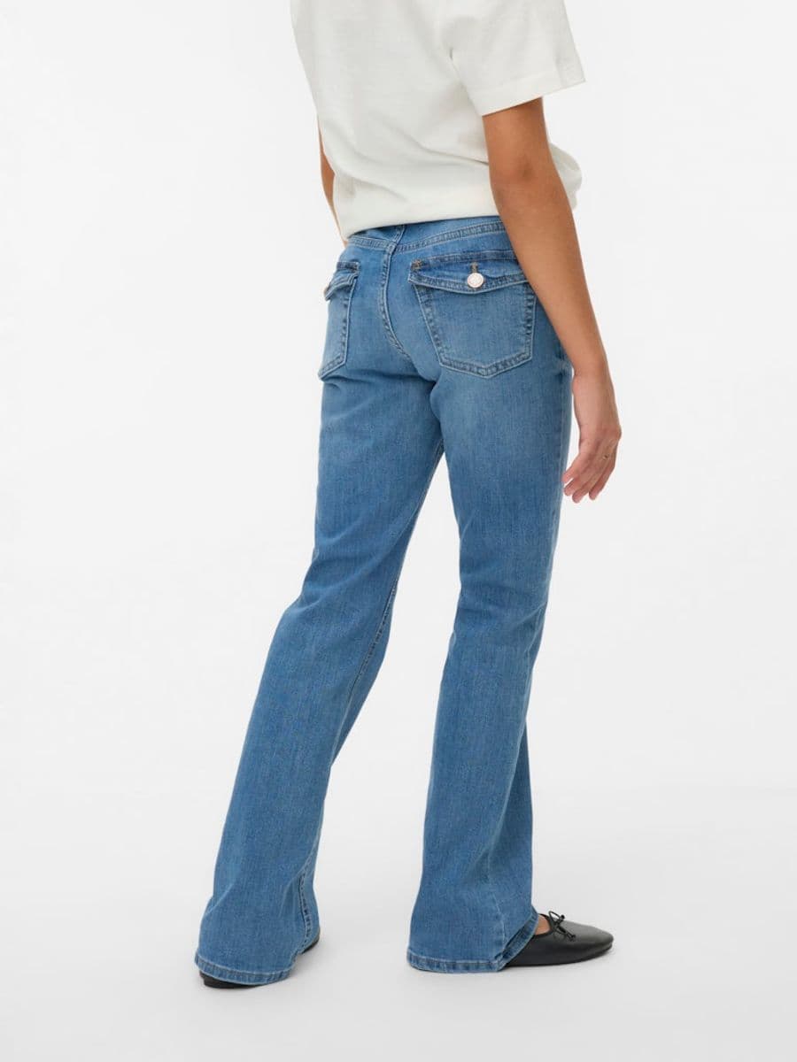 Vero Moda Girl Flash Mr Flared Pocket Jeans (164 /14 år)