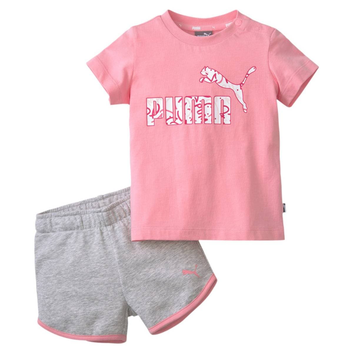 Rosa/Grå Puma Minicats Alpha Sett (74 / 9 mnd)