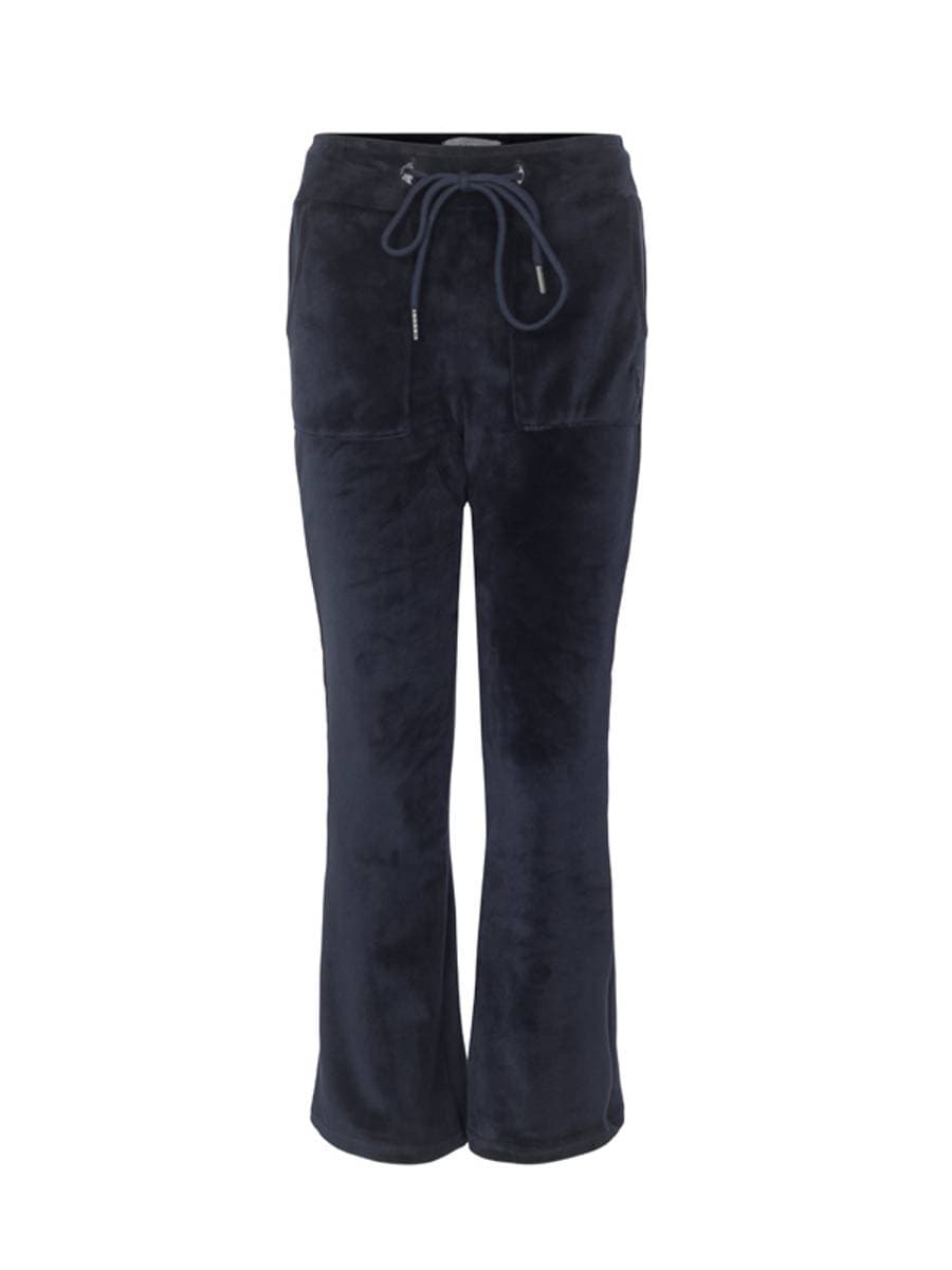 Vilje & Ve Hermine Velour Bukse Dark Navy (104 / 4 år)