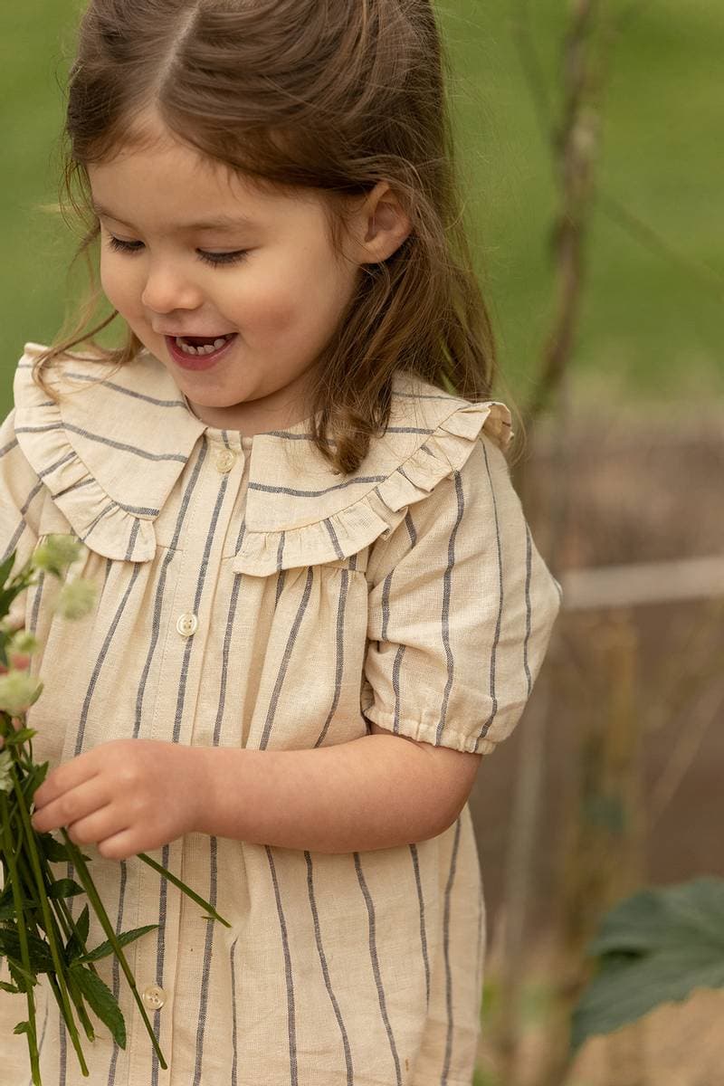 Fliink Fliink Vira T Skjorte Blouse Sandshell Magnet Stripe (98 /3 år)
