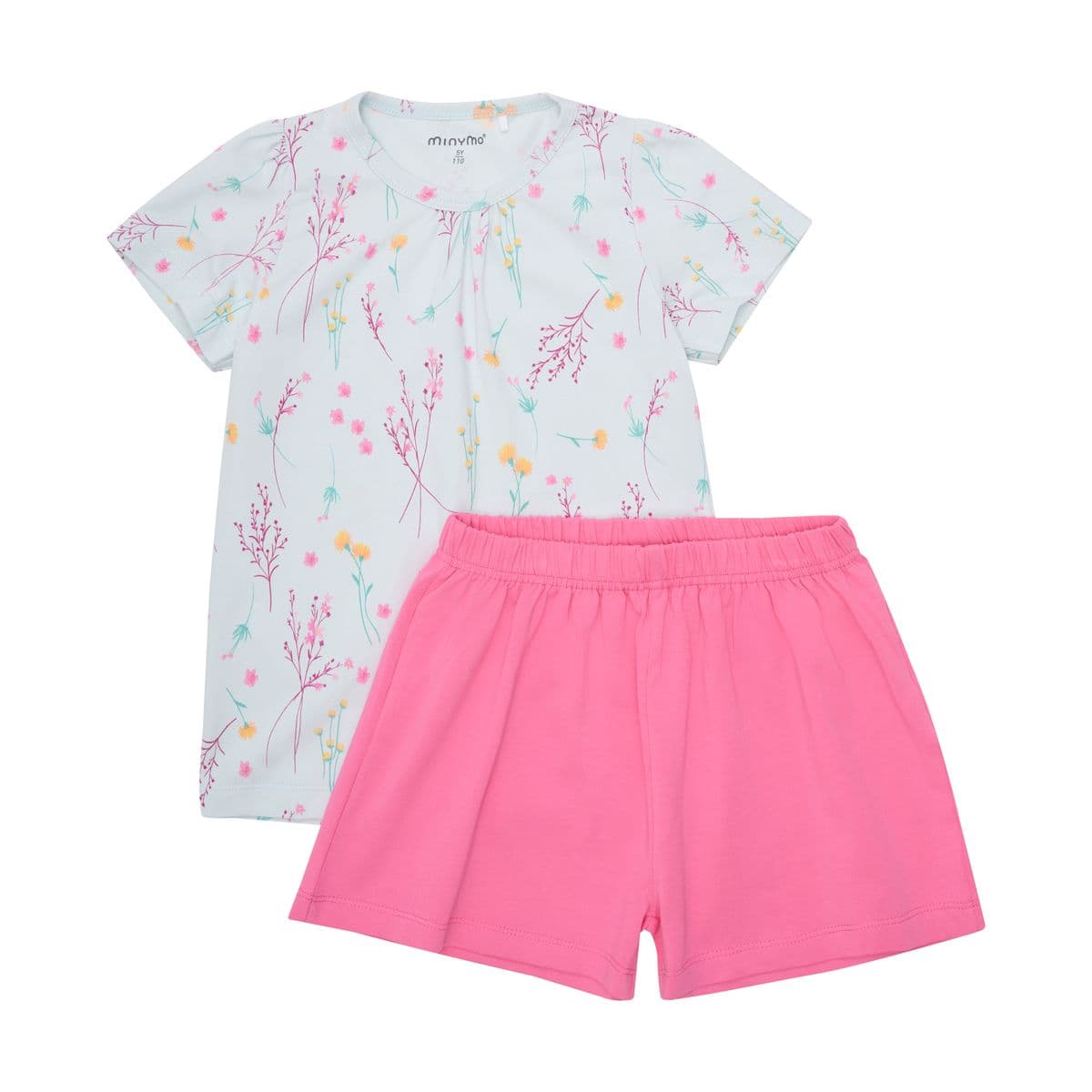 Minymo Minymo T-shirt+Short Set AOP Wan Blue (98 /3 år)