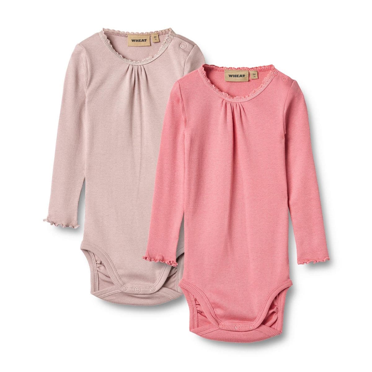 Wheat Wheat Body Lotta 2x Rib Pink Lilac (92 / 2 år)