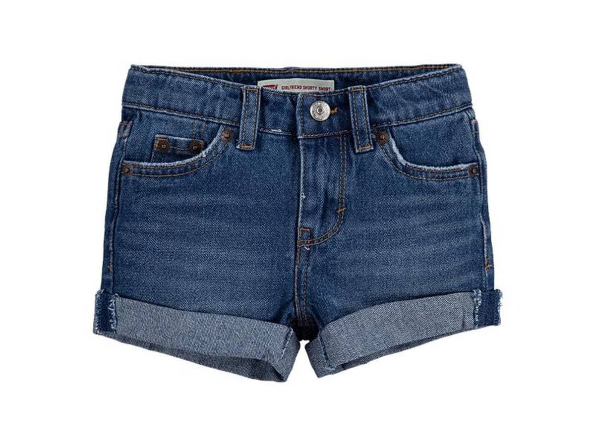 Levis Girlfriend Shorty Short Mørk Denim (176 /16 år)