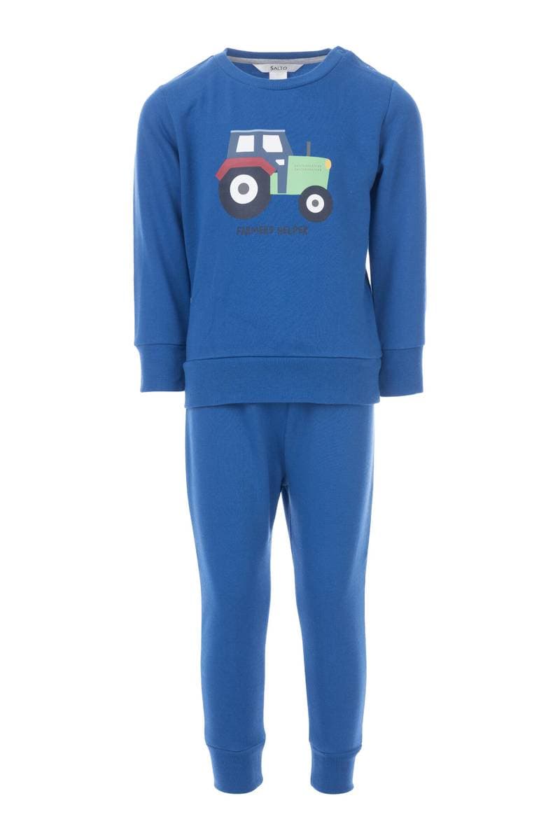 Salto Traktor Baby Joggedress Blå (86/92)