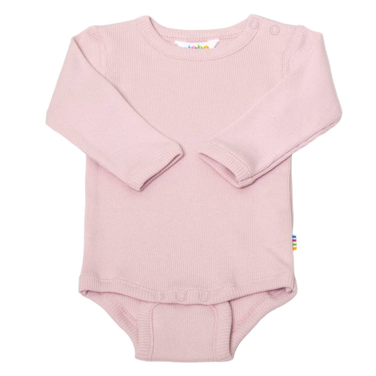 Joha 2X2 Cotton Rib Body Langarmet Pink (70 / 8-9 mnd)